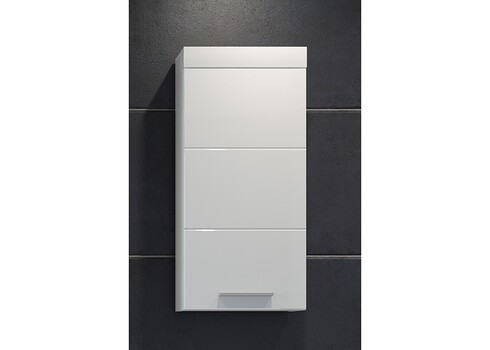 Seinakapp DEVON valge kõrgläige, 35x16xH75 cm