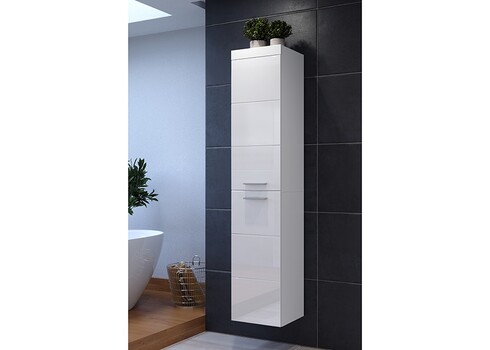 Vannitoakapp DEVON valge kõrgläige, 35x33xH170 cm