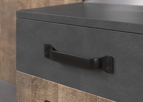 Esikukapp SMILE pruun / hall, 104x32xH190 cm