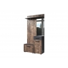 Esikukapp SMILE pruun / hall, 104x32xH190 cm