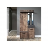 Esikukapp SMILE pruun / hall, 104x32xH190 cm