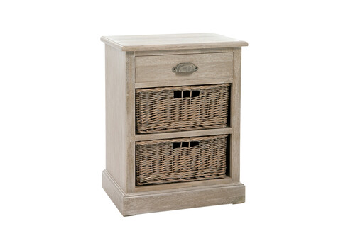 Öökapp BASKET hallikaspruun, 49x36xH64 cm
