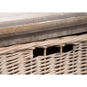 Tv-alus BASKET hallikaspruun, 120x49xH54 cm