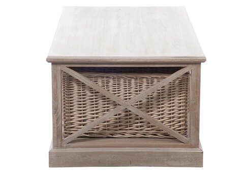 Diivanilaud BASKET hallikaspruun, 120x69xH51 cm