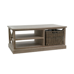 Diivanilaud BASKET hallikaspruun, 120x69xH51 cm