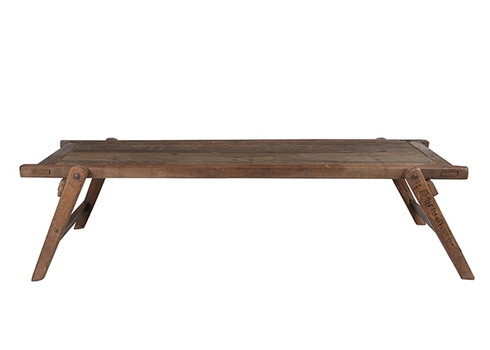 Diivanilaud ARMY tumepruun, 175x55xH42 cm