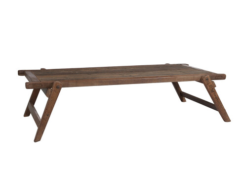 Diivanilaud ARMY tumepruun, 175x55xH42 cm