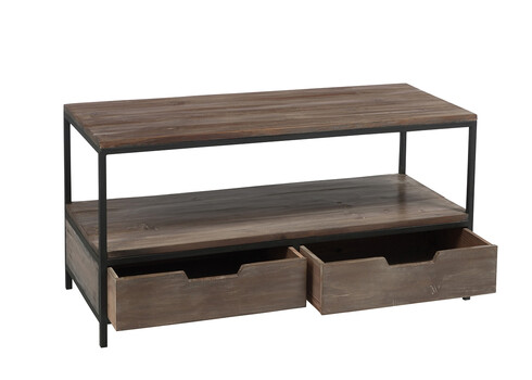 Diivanilaud DUSKY tumepruun, 120x61xH50 cm