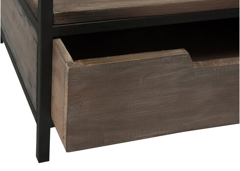 Diivanilaud DUSKY tumepruun, 120x61xH50 cm