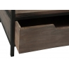 Diivanilaud DUSKY tumepruun, 120x61xH50 cm
