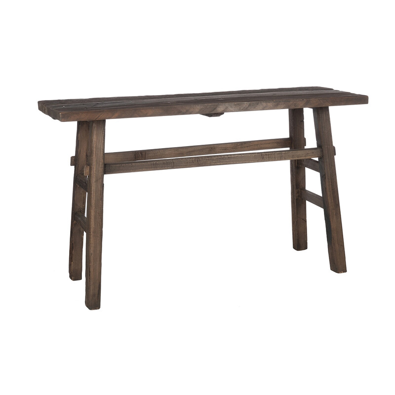 Konsoollaud MIRK tumepruun, 140x50xH85 cm