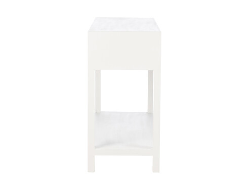 Konsoollaud LACE valge, 111x44xH82 cm