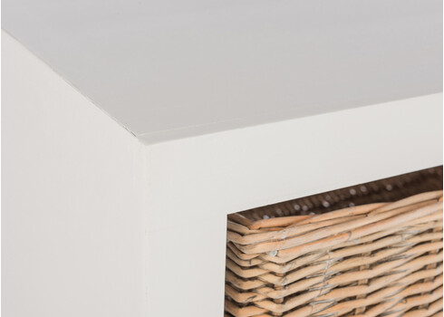 Konsoollaud LACE valge, 111x44xH82 cm