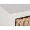 Konsoollaud LACE valge, 111x44xH82 cm
