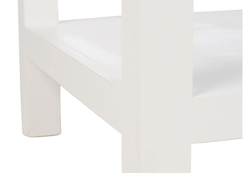 Konsoollaud LACE valge, 111x44xH82 cm