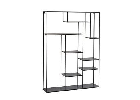 Riiul SHEER must, 110x25xH151 cm