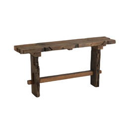 Konsoollaud ZAGUAN tumepruun, 150x35xH75 cm