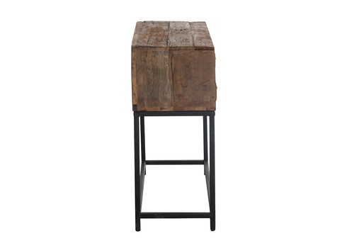 Konsoollaud ZAGUAN tumepruun, 75x34xH77 cm
