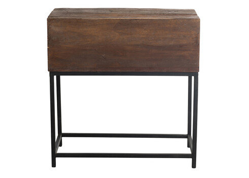 Konsoollaud ZAGUAN tumepruun, 75x34xH77 cm