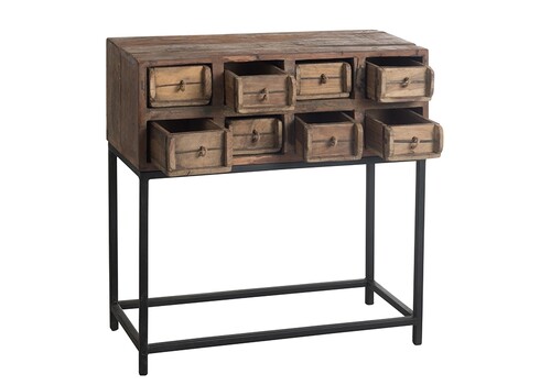 Konsoollaud ZAGUAN tumepruun, 75x34xH77 cm