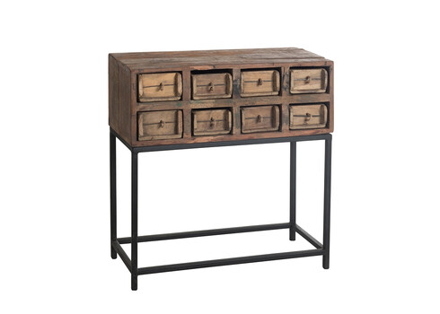 Konsoollaud ZAGUAN tumepruun, 75x34xH77 cm