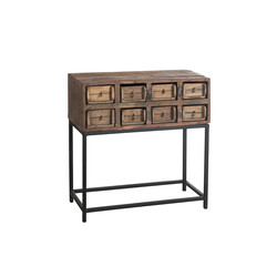 Konsoollaud ZAGUAN tumepruun, 75x34xH77 cm