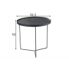 Abilaud MESA tumepruun, D51xH50 cm