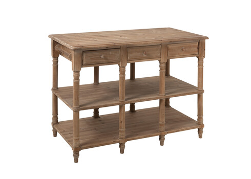 Konsoollaud LIVELY pruun, 131x70xH95 cm