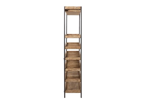Veiniriiul SLATS pruun / must, 114x38xH188 cm