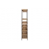 Veiniriiul SLATS pruun / must, 114x38xH188 cm