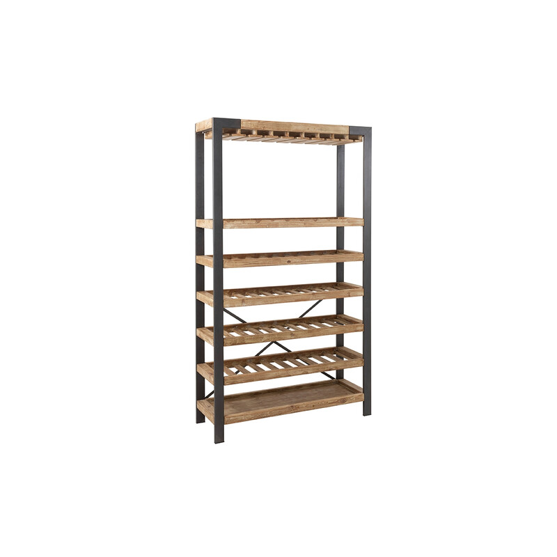 Veiniriiul SLATS pruun / must, 114x38xH188 cm