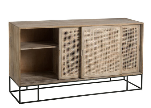 Kummut WOVEN pruun, 161x45xH86 cm