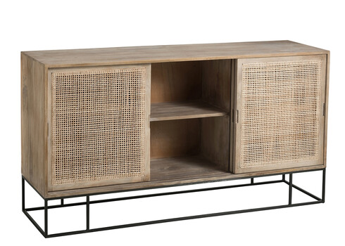 Kummut WOVEN pruun, 161x45xH86 cm