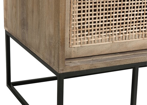 Kummut WOVEN pruun, 161x45xH86 cm