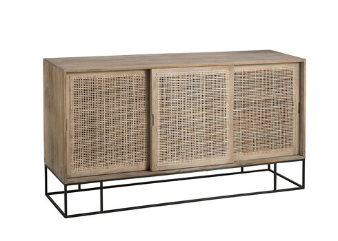 Kummut WOVEN pruun, 161x45xH86 cm