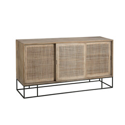 Kummut WOVEN pruun, 161x45xH86 cm