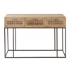Konsoollaud WOVEN pruun, 120x42xH80 cm