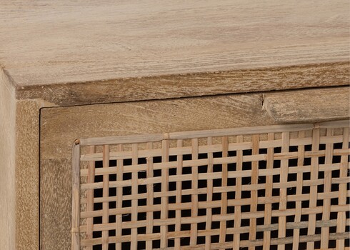 Konsoollaud WOVEN pruun, 120x42xH80 cm