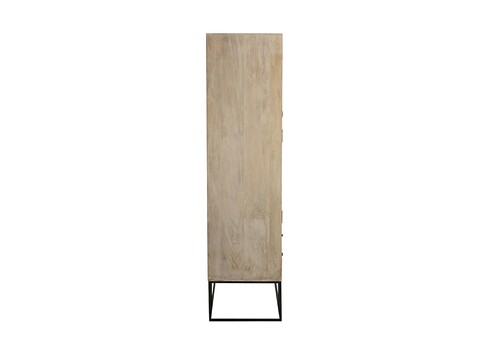 Kapp WOVEN pruun, 115x45xH176 cm