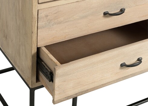 Kapp WOVEN pruun, 115x45xH176 cm