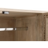 Kapp WOVEN pruun, 115x45xH176 cm