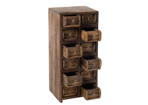 Kummut ZANZIBAR tumepruun, 38x34xH83 cm