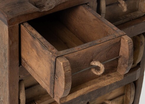 Kummut ZANZIBAR tumepruun, 38x34xH83 cm