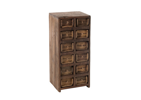 Kummut ZANZIBAR tumepruun, 38x34xH83 cm