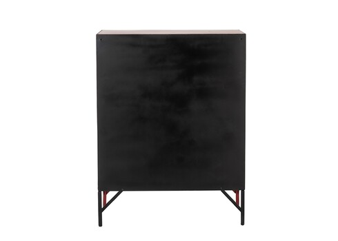 Kapp ESCUELA punane, 86x42xH113 cm