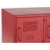 Kapp ESCUELA punane, 86x42xH113 cm
