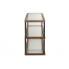 Konsoollaud HEXA must / pruun, 132x46xH79 cm