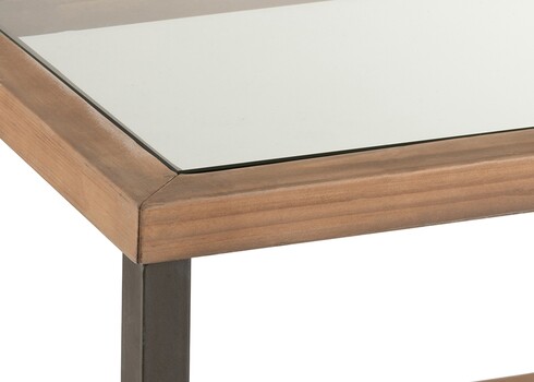 Konsoollaud HEXA must / pruun, 132x46xH79 cm