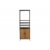 Veinikapp TEMPRA pruun / must, 60x43xH180 cm