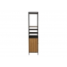 Veinikapp TEMPRA pruun / must, 60x43xH180 cm